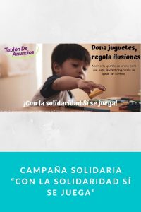 Campaña Solidaria “CON LA SOLIDARIDAD SÍ SE JUEGA”