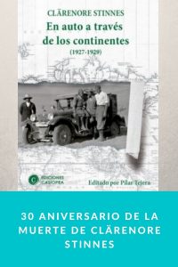 30 aniversario de la muerte de Clärenore Stinnes