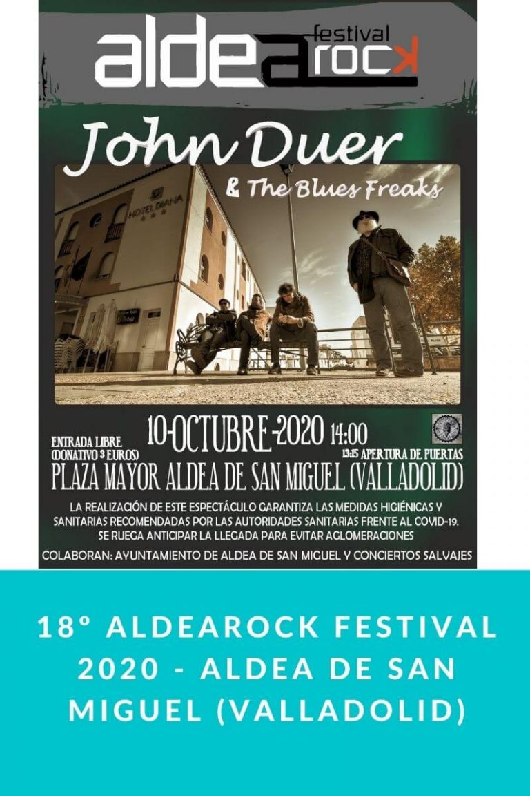 18º ALDEAROCK FESTIVAL 2020 – Aldea de San Miguel (Valladolid)