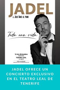 Jadel ofrece un concierto exclusivo en el Teatro Leal de Tenerife