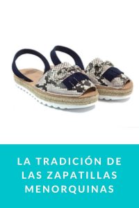 La tradición de las zapatillas menorquinas