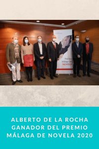 Alberto de la Rocha ganador del Premio Málaga de Novela 2020
