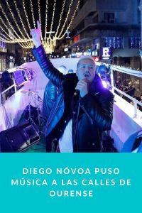 Diego Nóvoa puso música a las calles de Ourense