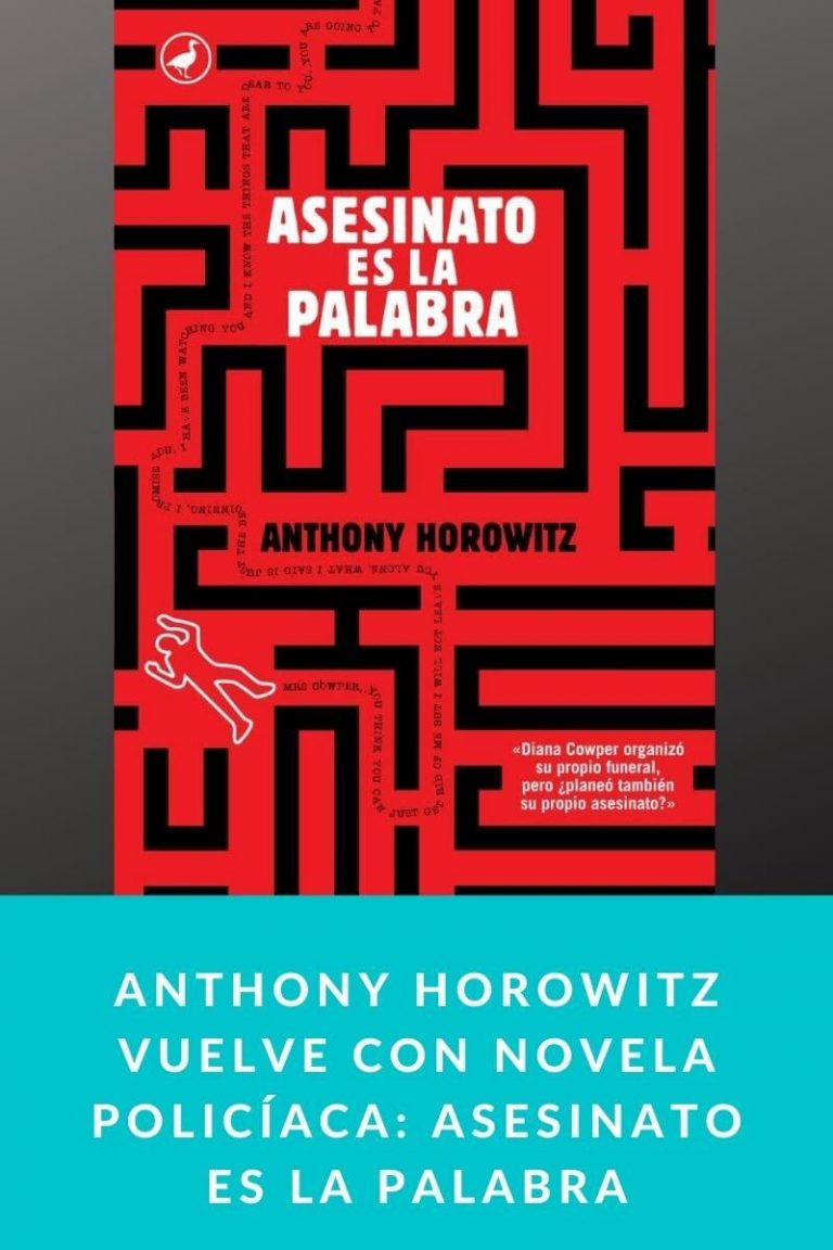 Anthony Horowitz vuelve con novela policíaca: Asesinato es la palabra
