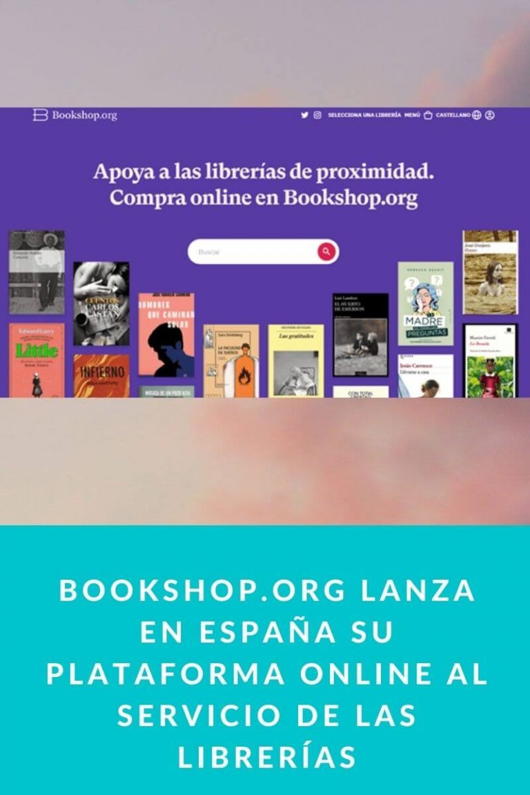 Bookshop org lanza en España su plataforma online al servicio de las librerías