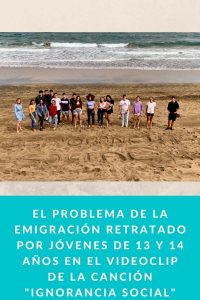 El problema de la EMIGRACIÓN retratado por jóvenes de 13 y 14 años en el VIDEOCLIP de la canción "Ignorancia Social"