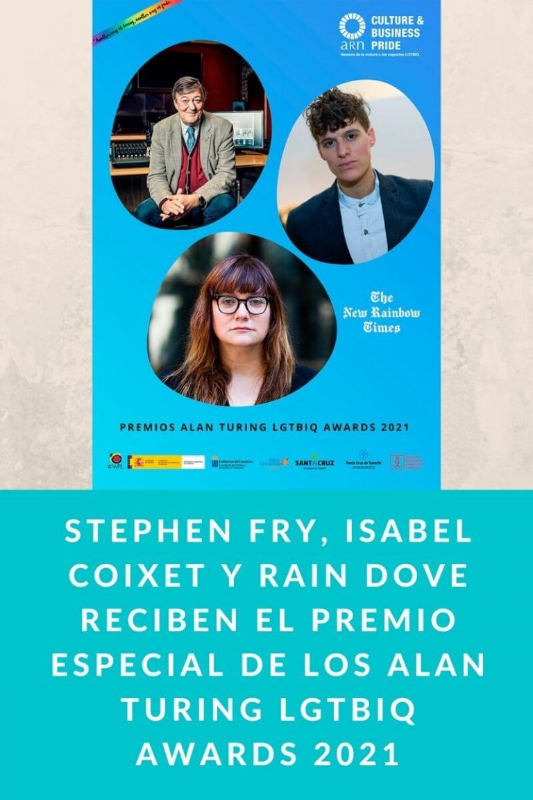 Stephen Fry, Isabel Coixet y Rain Dove reciben el premio especial de los Alan Turing LGTBIQ Awards 2021