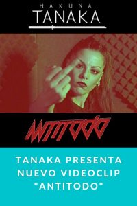 Tanaka presenta nuevo videoclip "Antitodo"