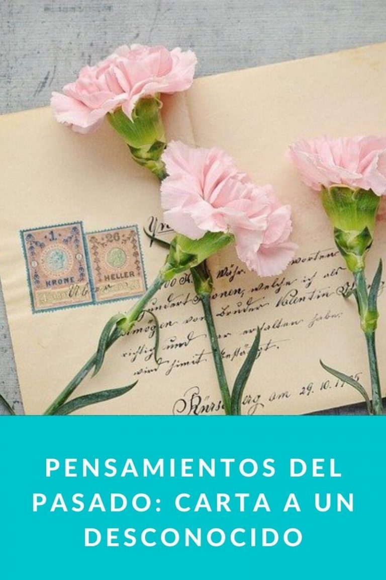 Pensamientos del pasado: Carta a un desconocido