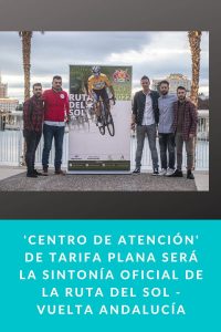 'Centro de Atención' de Tarifa Plana será la sintonía oficial de la Ruta del Sol - Vuelta Andalucía