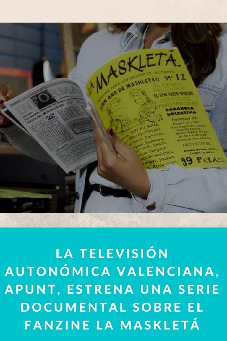 La televisión autonómica valenciana, Apunt, estrena una serie documental sobre el fanzine La Maskletá