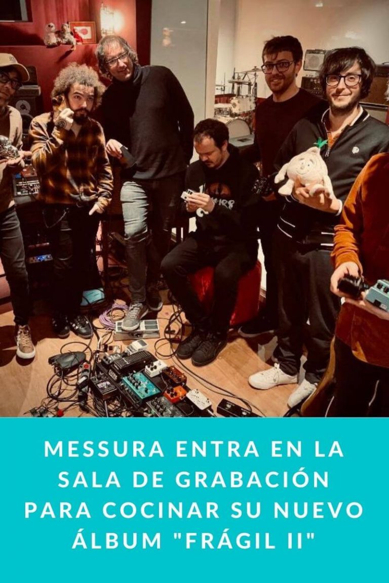 Messura entra en la sala de grabación para cocinar su nuevo álbum «Frágil II»