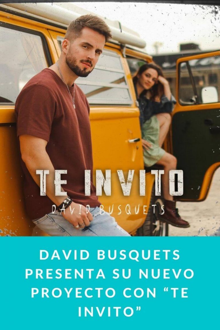 David Busquets presenta su nuevo proyecto con “Te Invito”