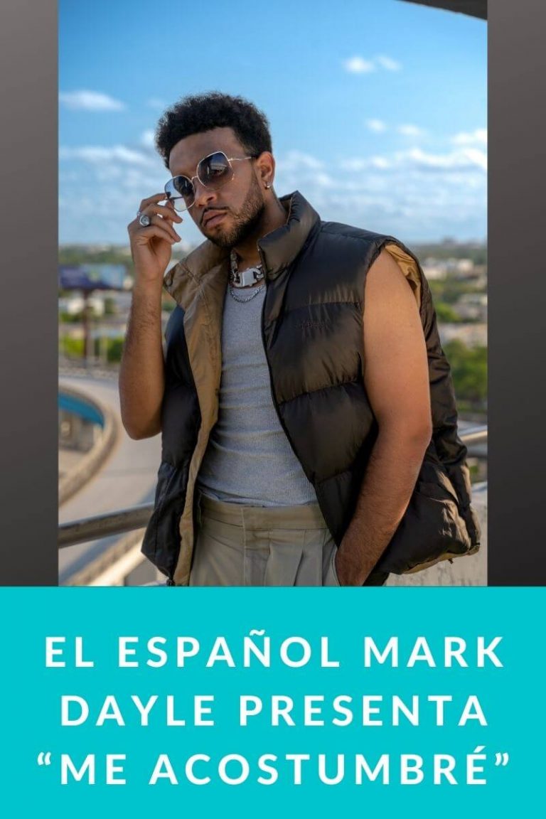 El español Mark Dayle presenta “Me acostumbré”