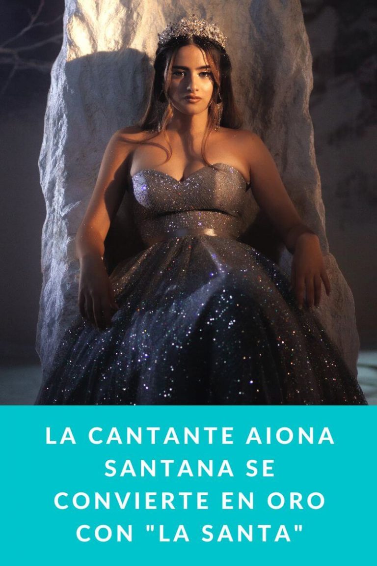 La cantante Aiona Santana se convierte en oro con «La Santa»