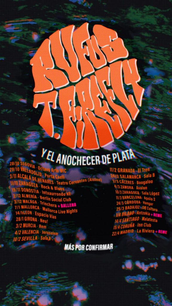 Gira salas Rufus T. Firefly y el anochecer de plata