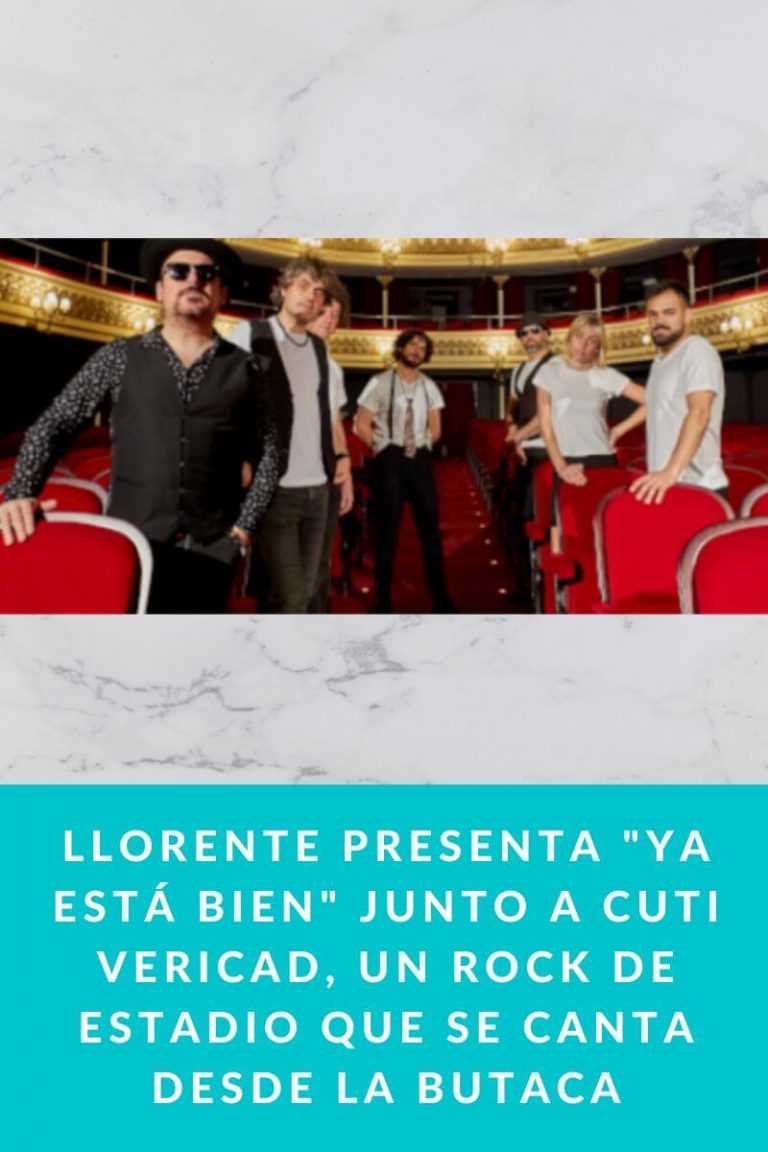 Llorente presenta «Ya está bien» junto a Cuti Vericad, un rock de estadio que se canta desde la butaca
