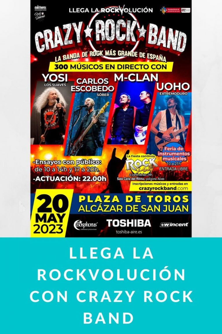 Llega la Rockvolución con Crazy Rock Band