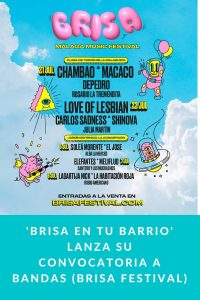 'Brisa en tu barrio' lanza su convocatoria a bandas (Brisa Festival)