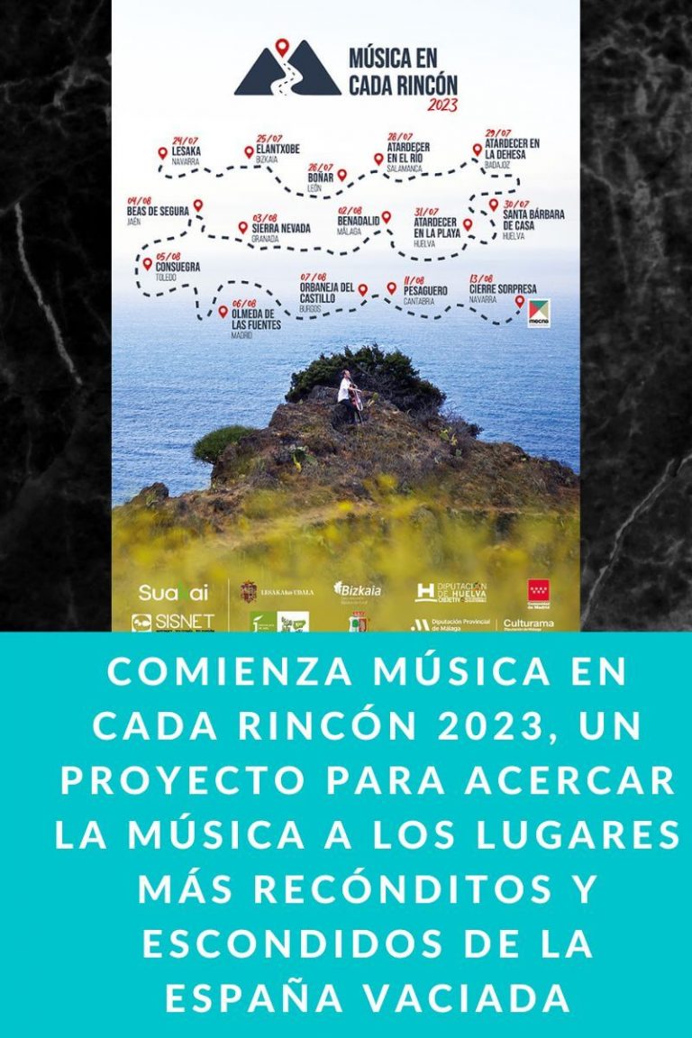 Comienza Música en cada rincón 2023, un proyecto para acercar la música a los lugares más recónditos y escondidos de la España vaciada