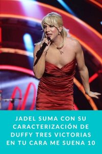 Jadel suma con su caracterización de Duffy tres victorias en Tu Cara Me Suena 10