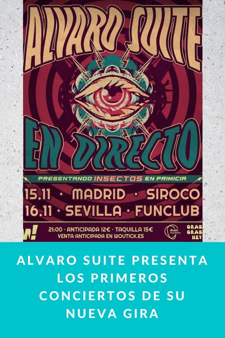 Alvaro Suite presenta los primeros conciertos de su nueva gira