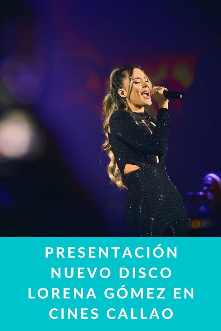 Presentación nuevo disco Lorena Gómez en cines Callao