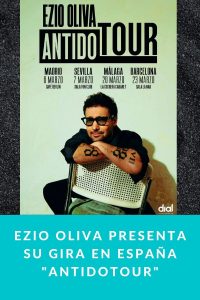 Ezio Oliva presenta su gira en España "Antidotour"