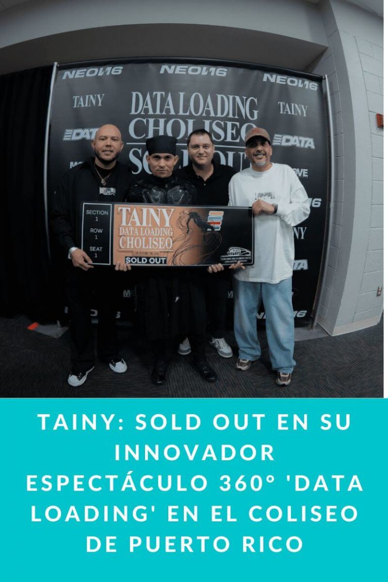 TAINY: SOLD OUT en su innovador espectáculo 360° ‘DATA LOADING’ en el Coliseo de Puerto Rico