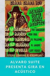 Alvaro Suite presenta gira en acústico