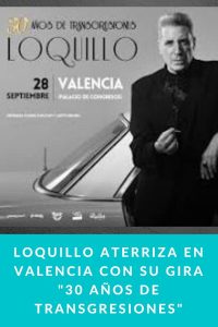 Loquillo aterriza en Valencia con su gira "30 años de Transgresiones"