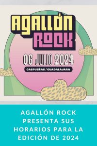 Agallón Rock presenta sus horarios para la edición de 2024