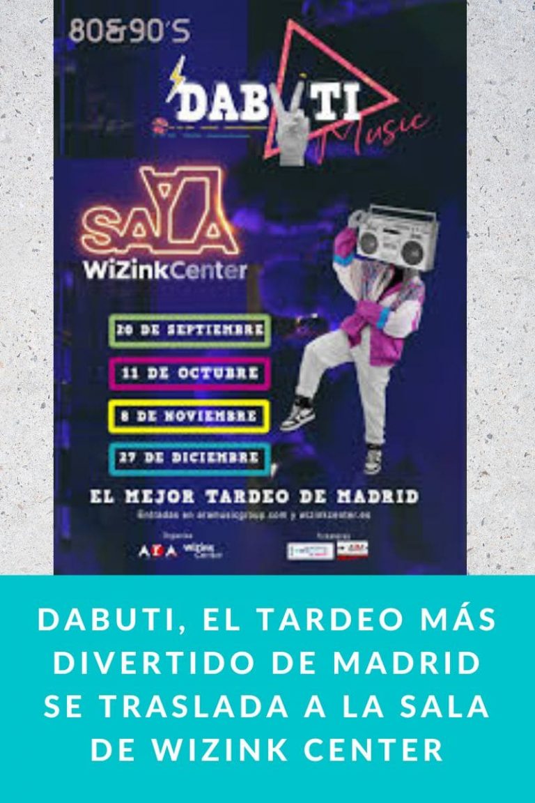 DABUTI, el tardeo más divertido de Madrid se traslada a la sala de WIZINK CENTER