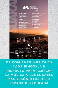 Da comienzo Música en Cada Rincón, un proyecto para acercar la música a los lugares más recónditos de la España despoblada