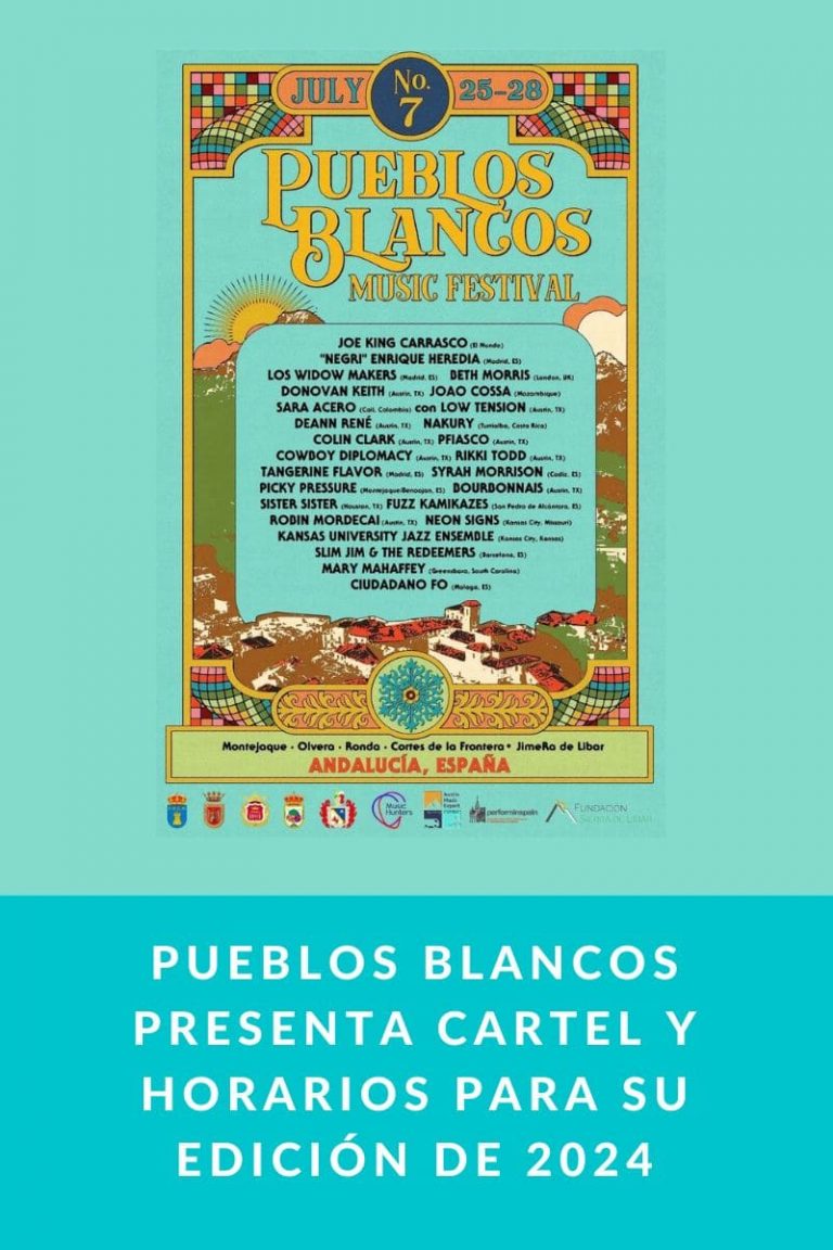 Pueblos Blancos presenta cartel y horarios para su edición de 2024