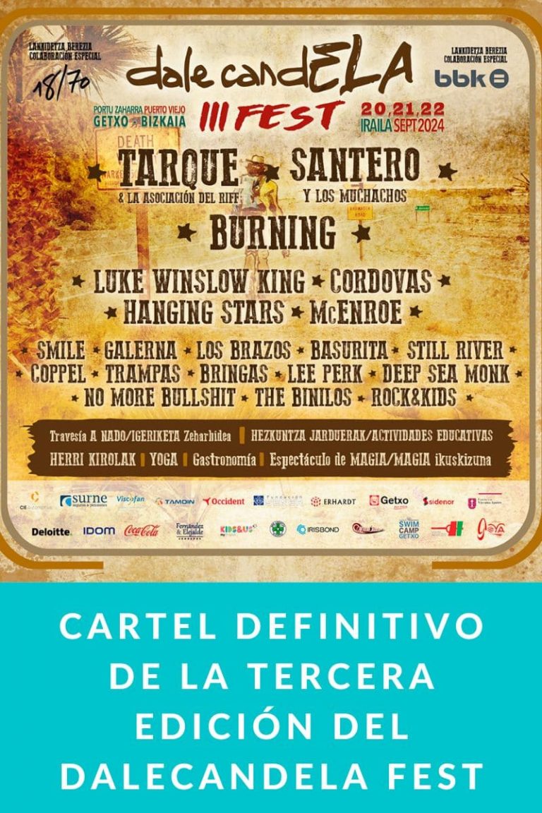 Cartel definitivo de la tercera edición del DalecandELA Fest