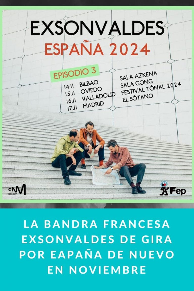 La bandra francesa EXSONVALDES de gira por España de nuevo en noviembre