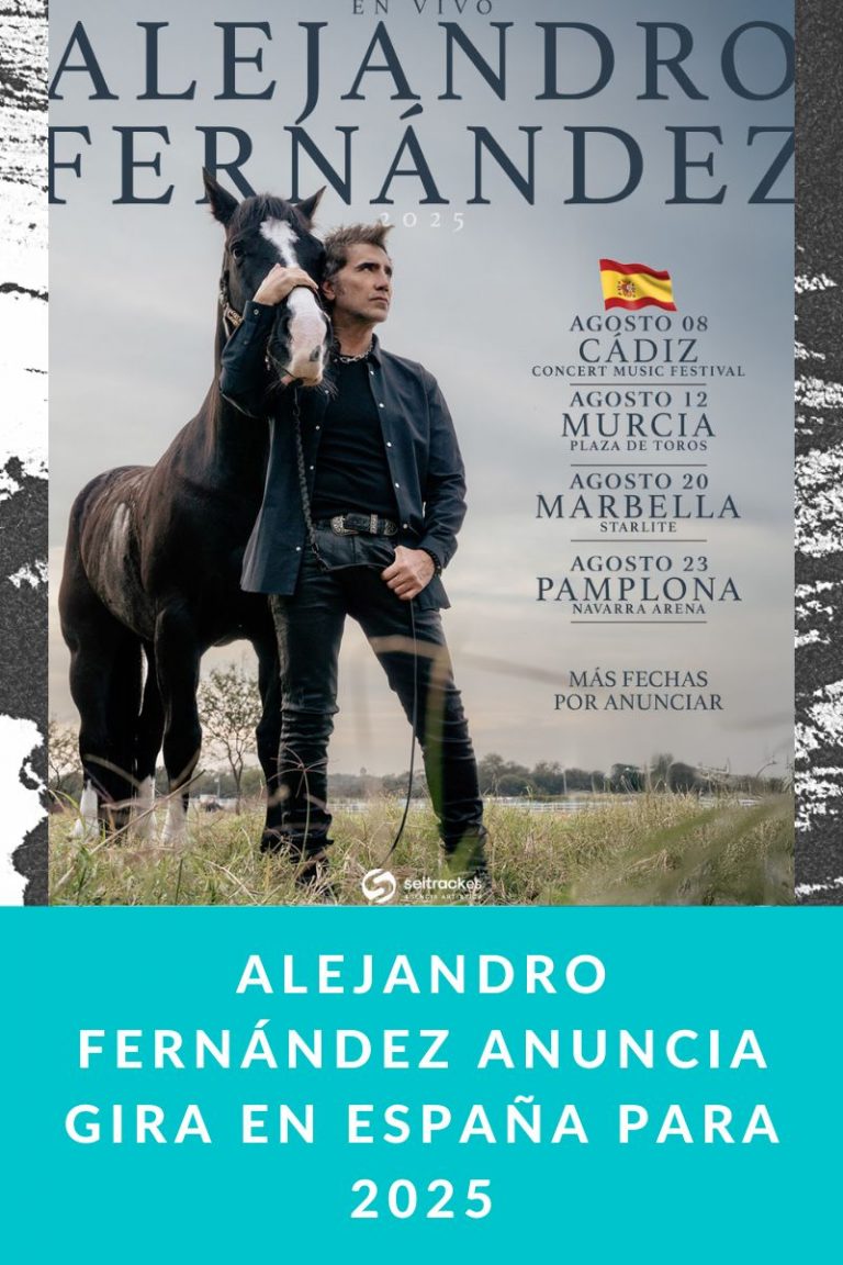 ALEJANDRO FERNÁNDEZ ANUNCIA GIRA EN ESPAÑA PARA 2025