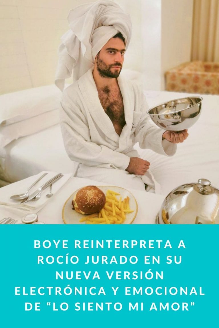 BOYE reinterpreta a Rocío Jurado en su nueva versión electrónica y emocional de “Lo siento mi amor”