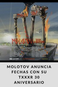 MOLOTOV ANUNCIA FECHAS CON SU TXXXR 30 ANIVERSARIO