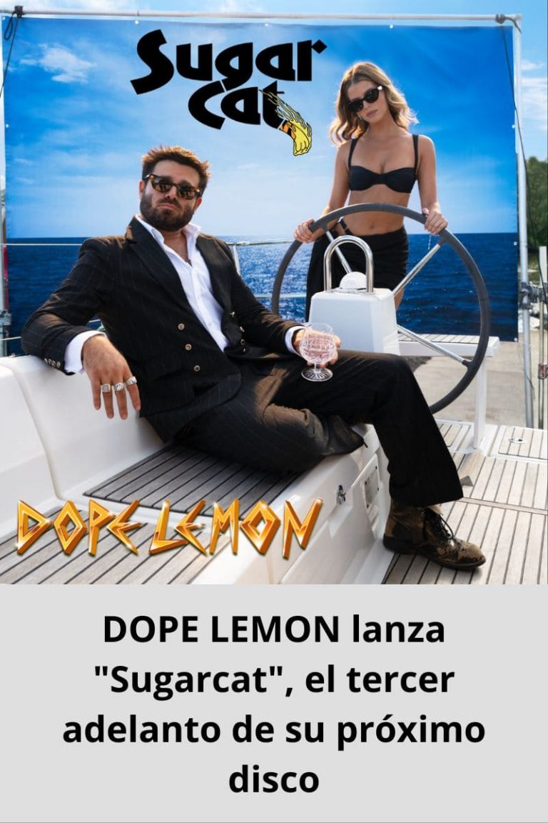 DOPE LEMON lanza «Sugarcat», el tercer adelanto de su próximo disco