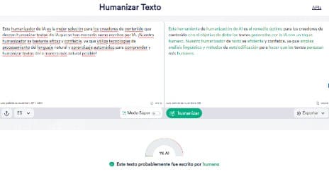Humanizar texto
