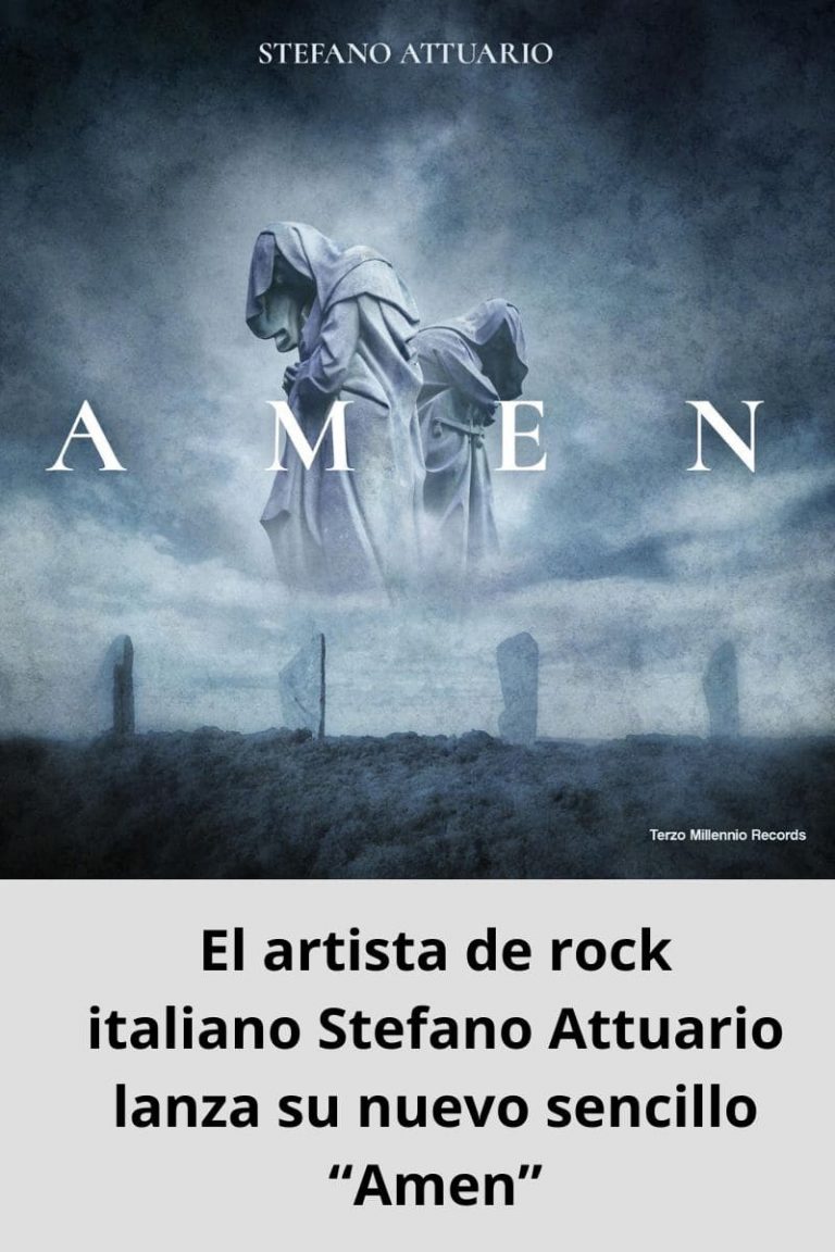 El artista de rock italiano Stefano Attuario lanza su nuevo sencillo “Amen”