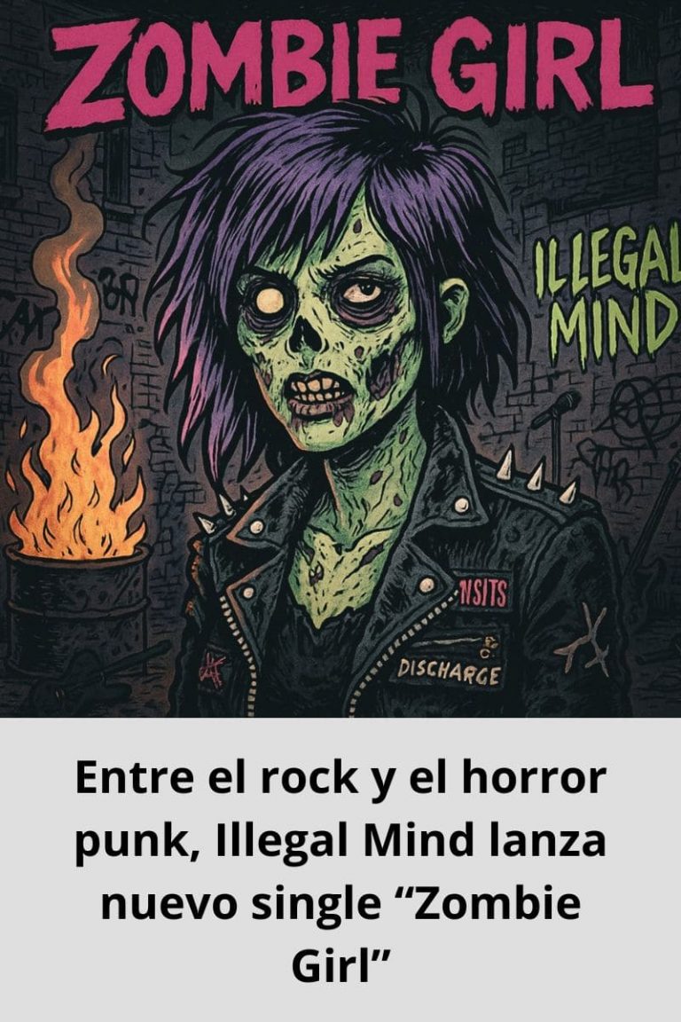 Entre el rock y el horror punk, Illegal Mind lanza nuevo single “Zombie Girl”