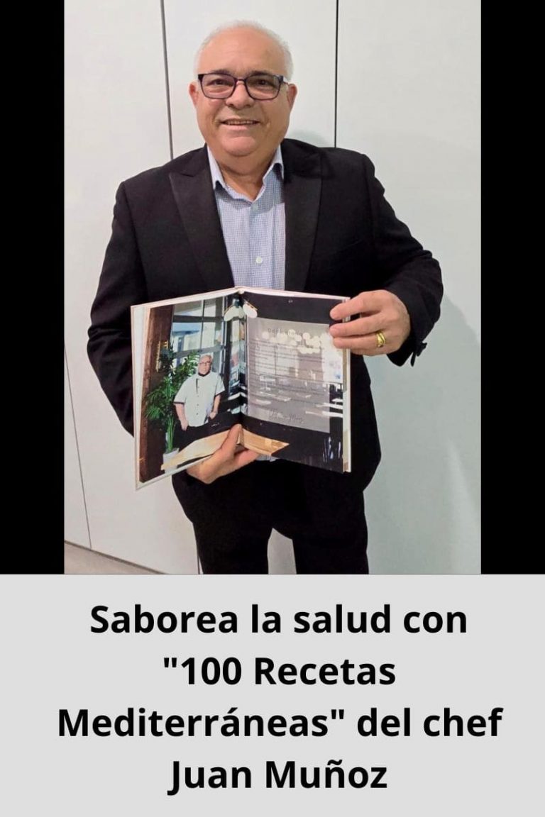 Saborea la salud con «100 Recetas Mediterráneas» del chef Juan Muñoz