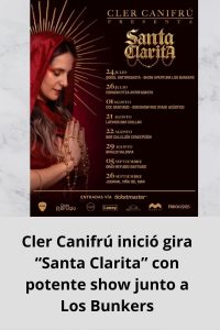 Cler Canifrú inició gira “Santa Clarita” con potente show junto a Los Bunkers