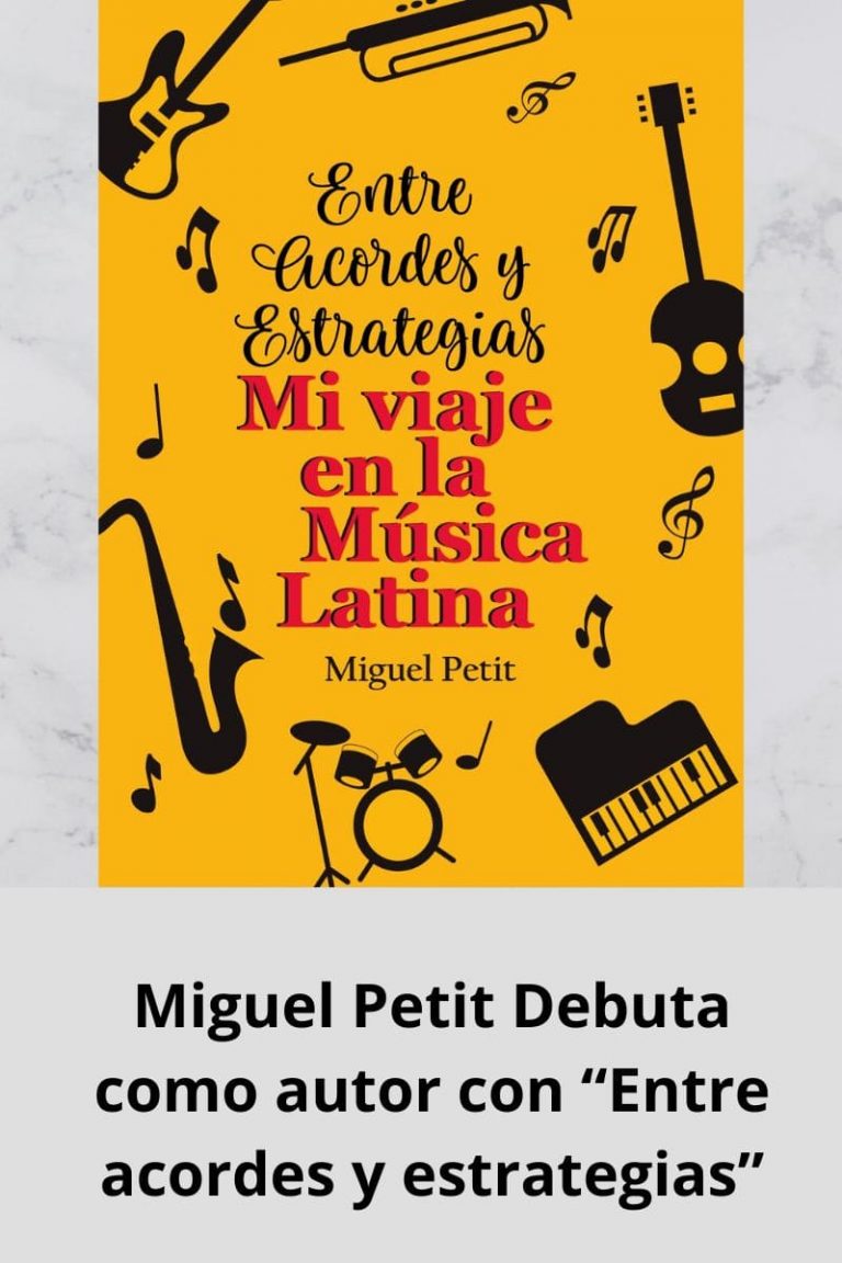 Miguel Petit Debuta como autor con “Entre acordes y estrategias”