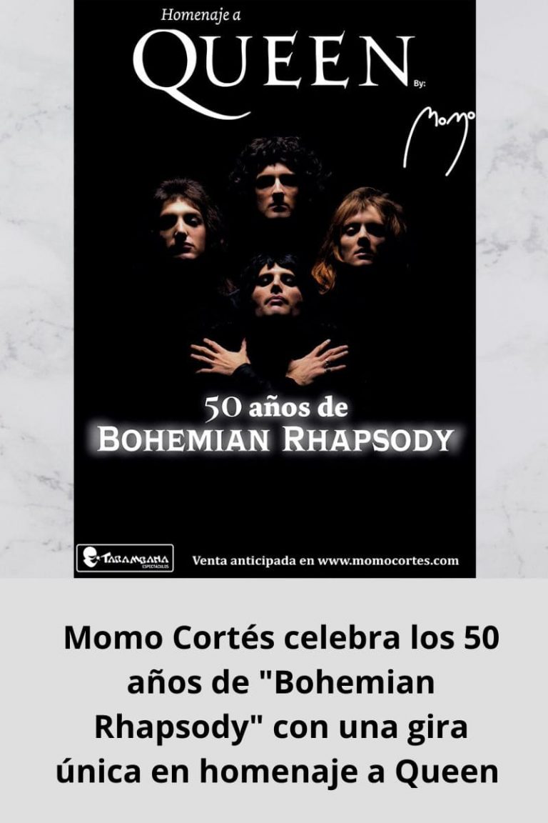 Momo Cortés celebra los 50 años de «Bohemian Rhapsody» con una gira única en homenaje a Queen 
