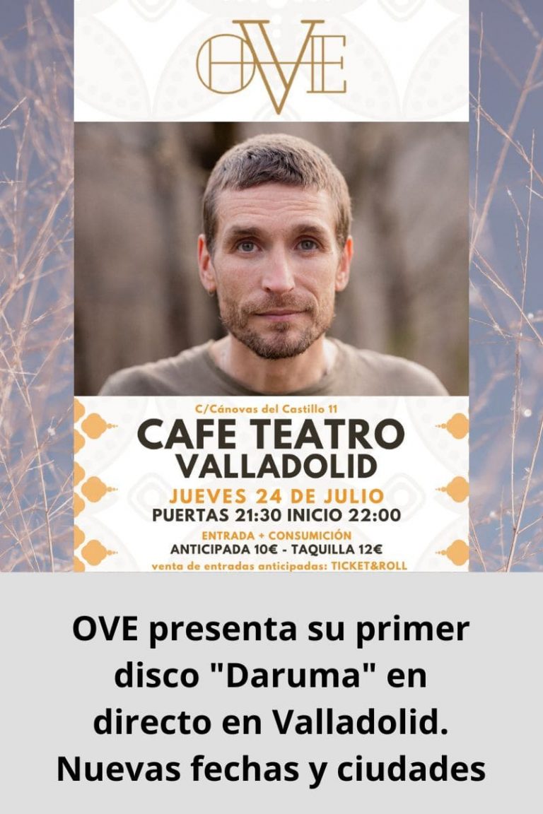 OVE presenta su primer disco «Daruma» en directo en Valladolid. Nuevas fechas y ciudades