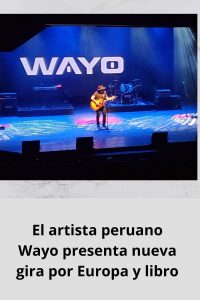 El artista peruano Wayo presenta nueva gira por Europa y libro